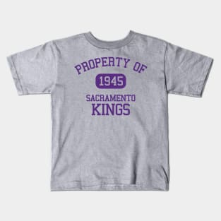 Property of Sacramento Kings Kids T-Shirt